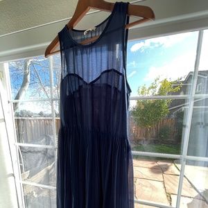 Navy blue dress